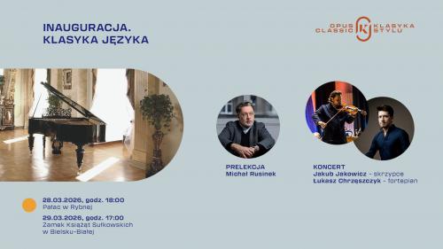 Grafika prezentująca wydarzenie oraz wykonawców