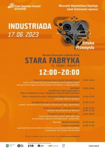 Plakat z programem Industriady