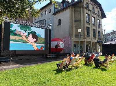 Pokaz plenerowy filmu „Bolek i Lolek”